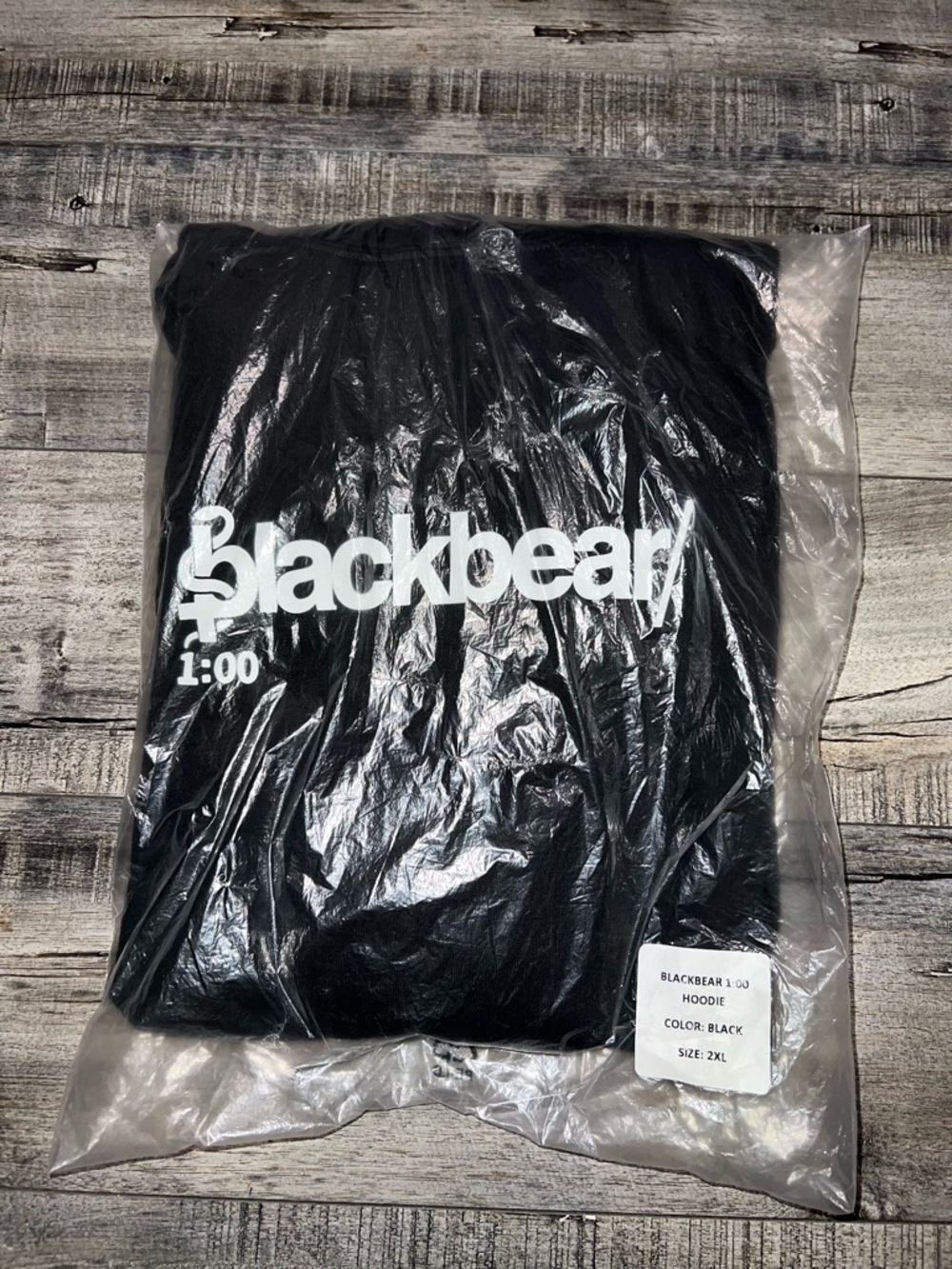Blackbear 1:00 Black Graphic Hoodie